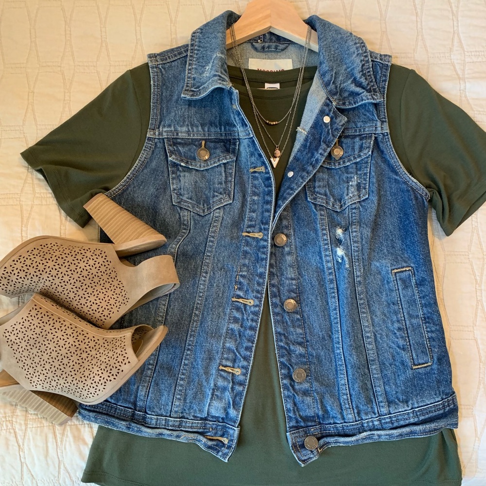Mossimo Denim Vest